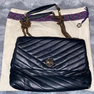 Tory Burch Black Quilted Shoulder Bag